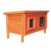 Insulated Outdoor Cat House and Rain cover